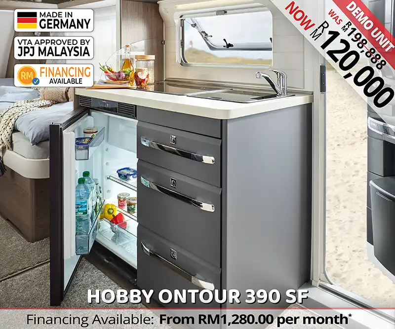 Hobby Ontour 390 SF Caravan Malaysia